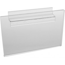Slatwall Brochure Holder 5" W x 9" H, 1/8" Acrylic