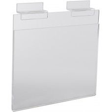 Slatwall Sign Holder 7" W x 5 1/2" H, 1/8" Acrylic