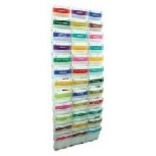 ClipLock Wall Display 36  x A5 (Half Letter 6 1/8" x 7 3/4")