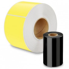 RIBBON 4.02" X 1181' WAX/RESIN FARGO P825 CSI  #T6483IO 12RLS/CS