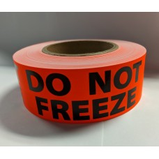 Label 2" x 5" DO NOT FREEZE  Fl.Red (500/rl)