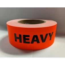 Label 2" x 5" HEAVY Fl.Red (500/rl)