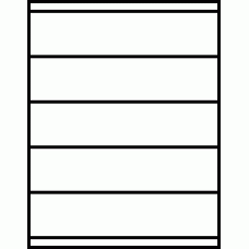 Laser Sheet Label (L-5) 8.5" x 2", 5 per sheet