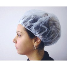 Cap 21" Bouffant, White (100/BAG, 1000/CS)