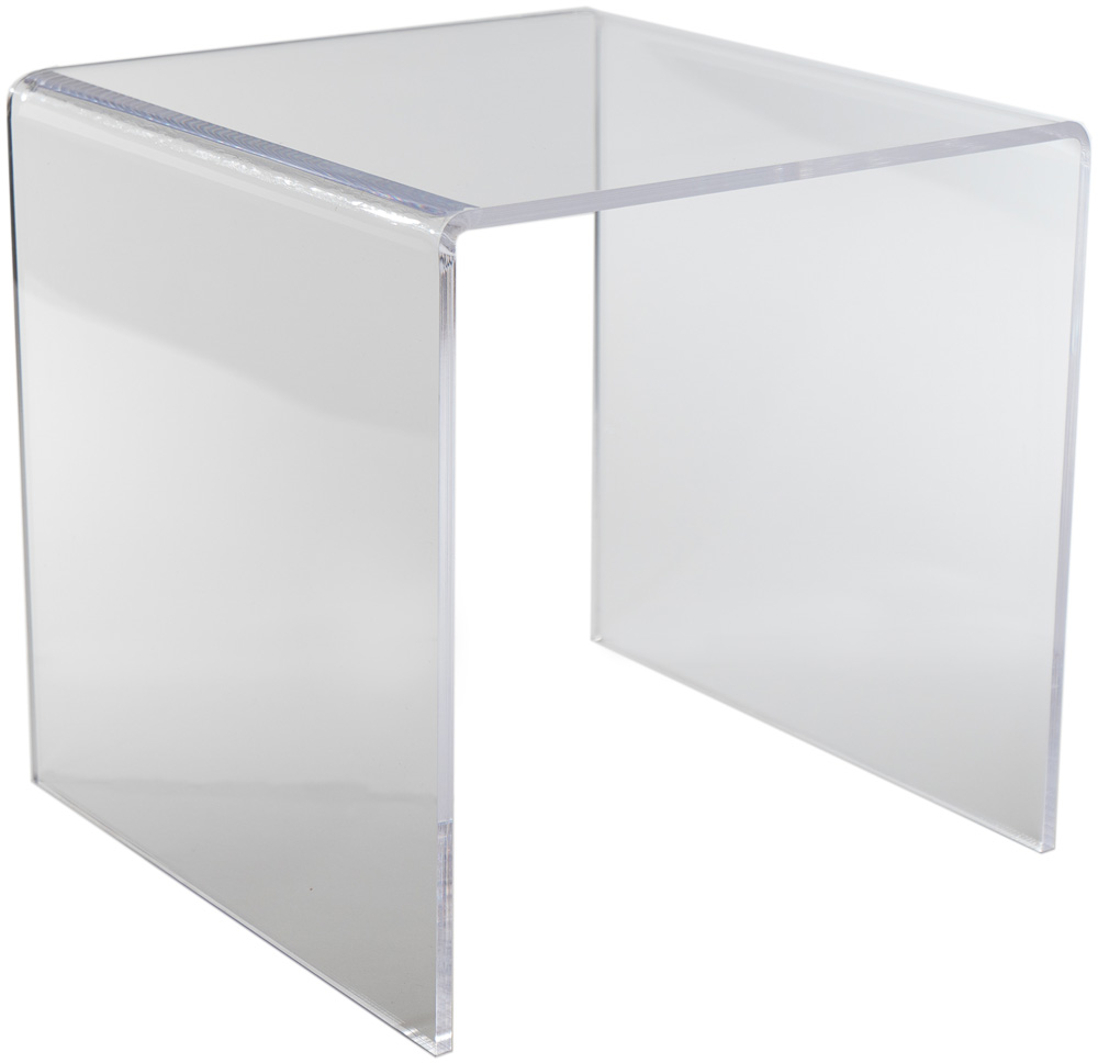 Fishtail Acrylic Riser Pal Group » Acrylic Risers in Winnipeg | Perfect for Retail Environments